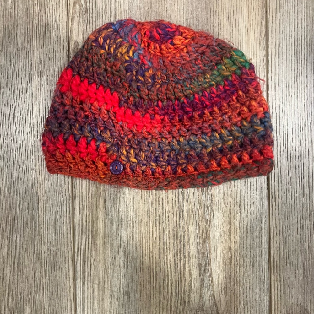 Multicolor Knit Women's Hat